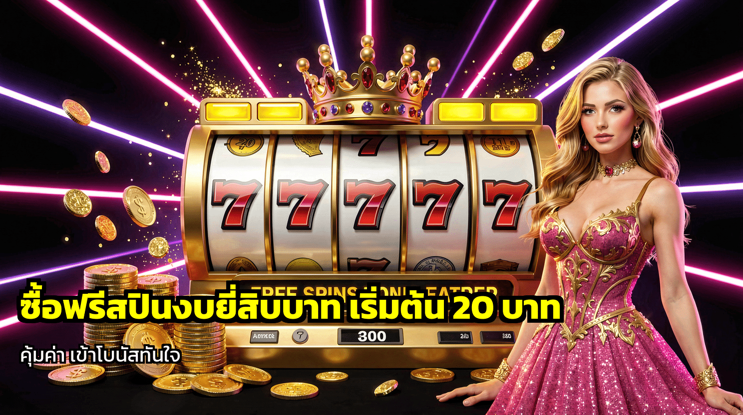 ซื้อฟรีสปินงบยี่สิบบาท