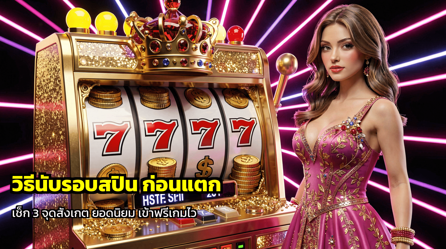 วิธีนับรอบสปิน ก่อนแตก