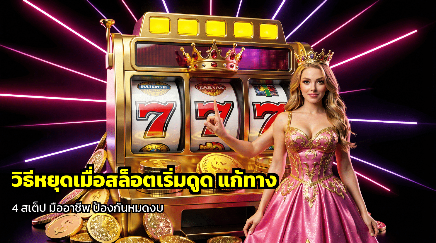 วิธีหยุดเมื่อสล็อตเริ่มดูด