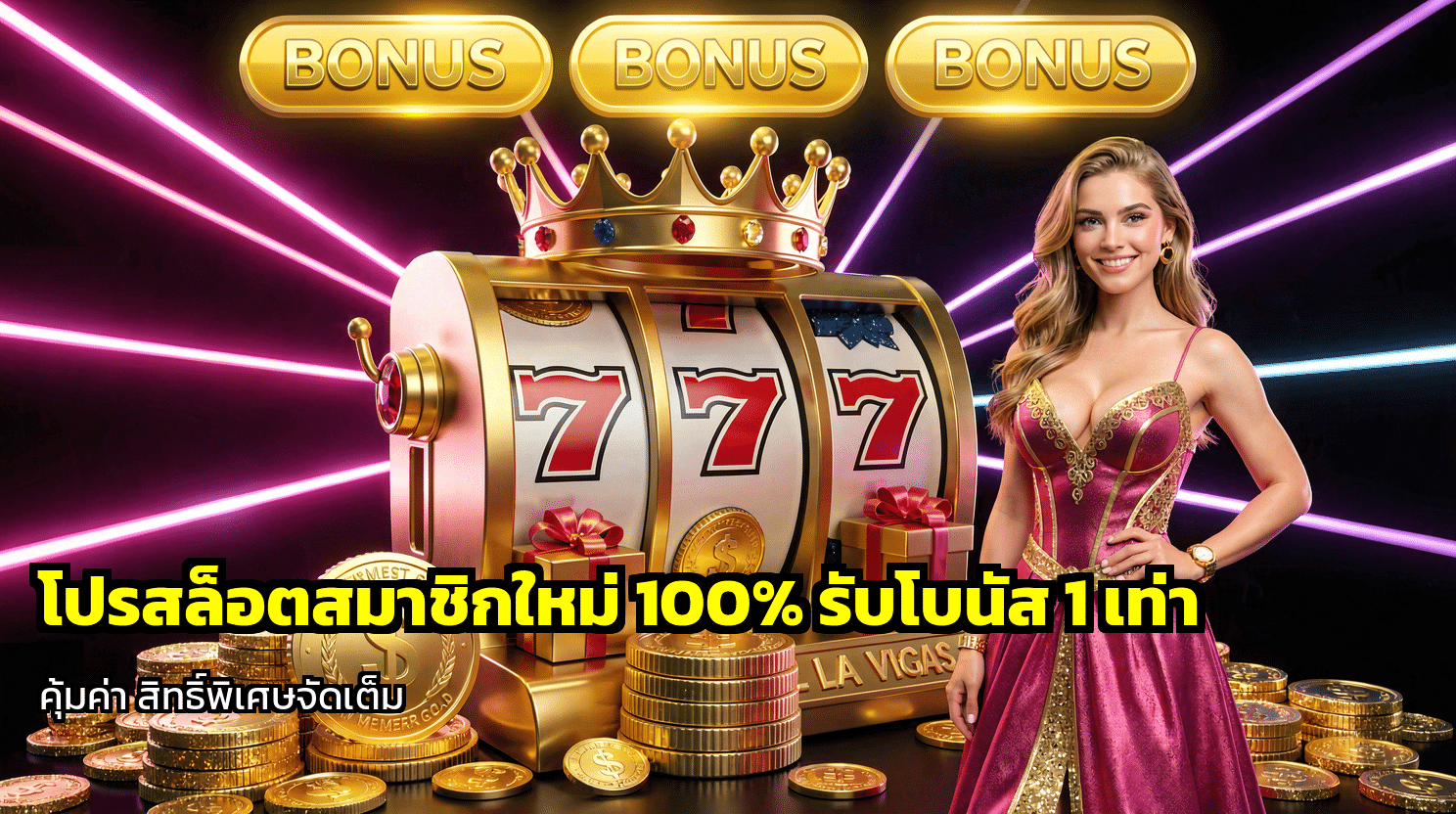 โปรสล็อตสมาชิกใหม่ 100%